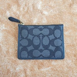 Coach Monogram Zipper Wallet
